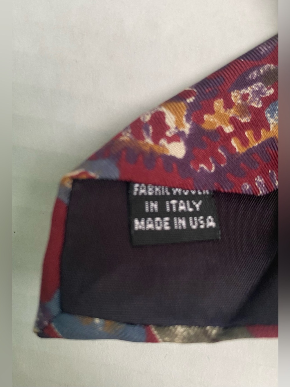 Dior Vintage Christian Dior Monsieur Silk Tie Burgundy Floral - Picture 3 of 15